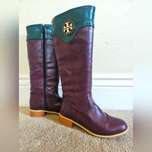 Tory Burch riding boots vegan leather good condition EU size 39 womens